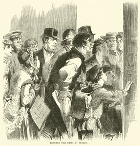 Læste nyhederne i Berlin, november 1870 af English School