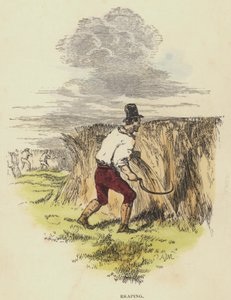Reaping (farvet gravering) af English School