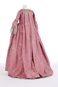 Set bagfra af en sæk-rygkjole, 1750