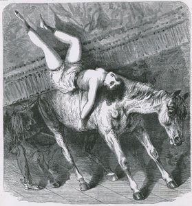 Erindringer om Astleys Theatre, London, den brændende utæmmede hest glemmer sin rolle, og gardinet går desværre ned af English School