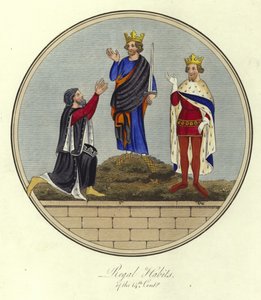 Königliche Gewänder des 14. Jahrhunderts