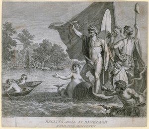 Regattabal i Ranelagh Gardens af English School