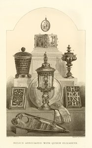 Relikvier forbundet med dronning Elizabeth af English School