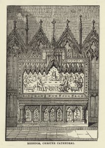 Reredos, Chester Cathedral af English School