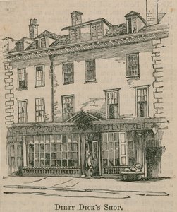 Bopæl i Leadenhall Street, London, af Nicholas Bentley, også kendt som Dirty Dick af English School