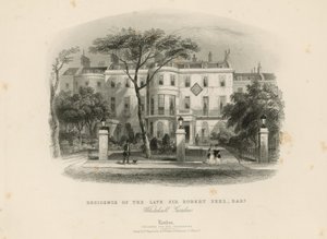 Bolig for afdøde Sir Robert Peel af English School