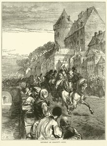 Chanzys hærs tilbagetog, januar 1871 af English School