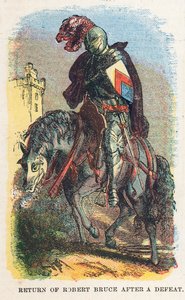 Robert Bruce vender tilbage efter et nederlag af English School