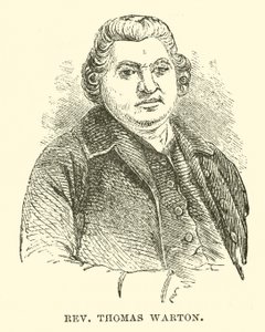 Rev Thomas Warton (gravering) af English School