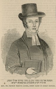 Pastor Dr. Nathan Marcus Adler, overrabbiner i Storbritannien af English School