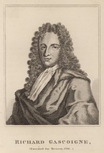 Richard Gascoigne, henrettet for forræderi, 1716 af English School