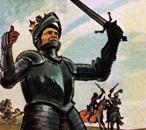 Richard III på Bosworth Field af English School