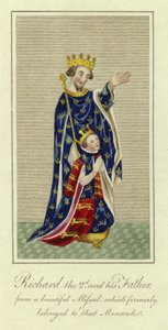Richard II og hans far af English School