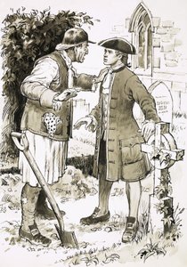 Richard Larkin møder en graver af English School