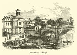 Richmond Bridge  af English School