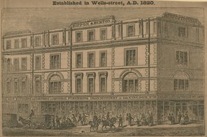Rippon og Burton, stormagasin, etableret 1820 af English School