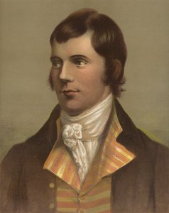 Robert Burns (chromolitho) af English School