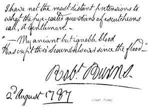 Robert Burns von English School