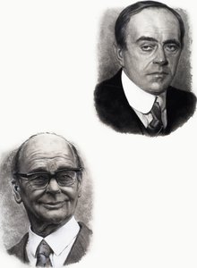 Robert Falcon Scott og Peter Scott af English School