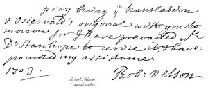 Robert Nelson, (lært forfatter) af English School