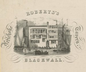 Roberts Artichoke Tavern, Blackwall, London af English School