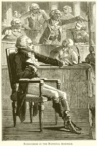 Robespierre i nationalforsamlingen af English School