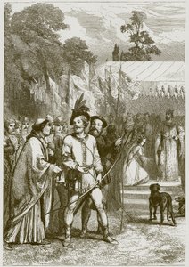 Robin Hood og dronning Katherine af English School