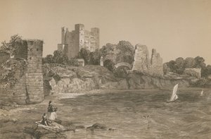 Rochester Castle af English School