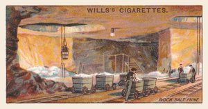 Klippesaltmine (chromolitho) af English School