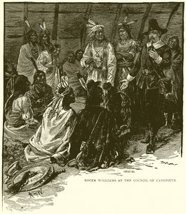 Roger Williams ved Council of Canonicus af English School