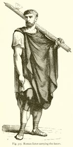 Roman Lictor bærer Fascerne af English School