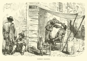 romersk barber af English School