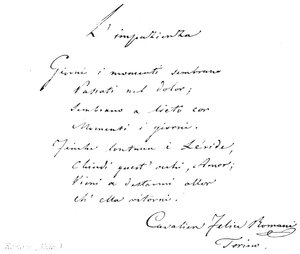 romerne, (Felice) af English School