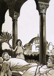 Römer ruhen sich in Konstantinopel aus