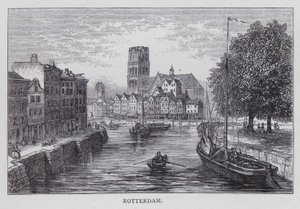 Rotterdam (gravering) af English School