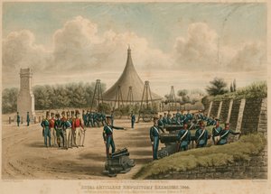 Royal Artillery Repository øvelser, 1844 af English School