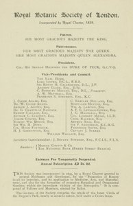 Royal Botanic Society of London af English School