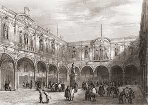 Royal Exchange, London, England af English School