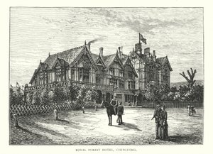 Royal Forest Hotel, Chingford (gravering) af English School