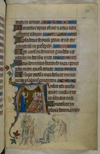 Royal MS 2 B VII f.288r, fra The Queen Mary Psalter, c.1310-20 (vellum) af English School