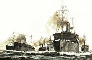 Royal Mail Line-skibe i tjeneste i Første Verdenskrig