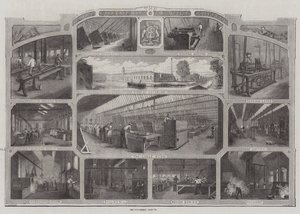 Royal Small Arms Factory i Enfield (gravering) af English School