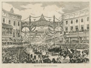 Kongelig procession i Regent Street af English School