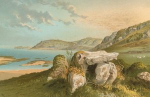 Rozel Bay og Druidical Remains - Jersey af English School