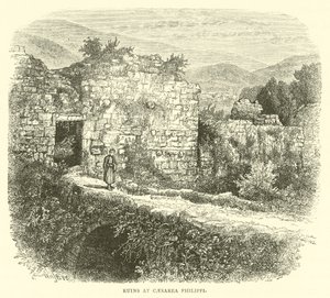 Ruiner ved Caesarea Philippi af English School