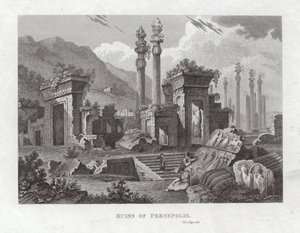 Ruinerne af Persepolis af English School