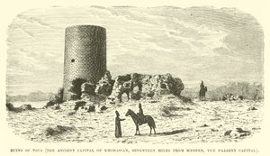 Ruins of Tous, the ancient capital of Khorassan, seventeen miles from Meshed, the present capital  af English School