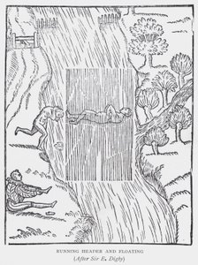 Løbende header og flydende, efter Sir E Digby (litho) af English School