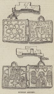 Russisk amulet (gravering) af English School