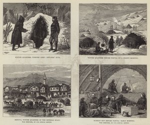 Russisk tyrkisk krig (gravering) af English School